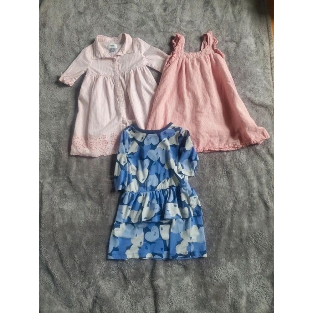 Girls Sze 4T Short Sleeve Dresses Bundle of 3 pc